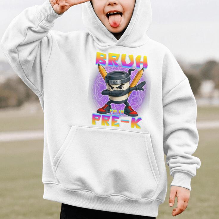 Bruh I'm In Pre-K Back To School Italian Brainrot Premium Tri-Blend Graphic Kid Hoodie Bruh I'm In Pre-K Back To School Italian Brainrot Premium Tri-Blend Graphic Kid Hoodie