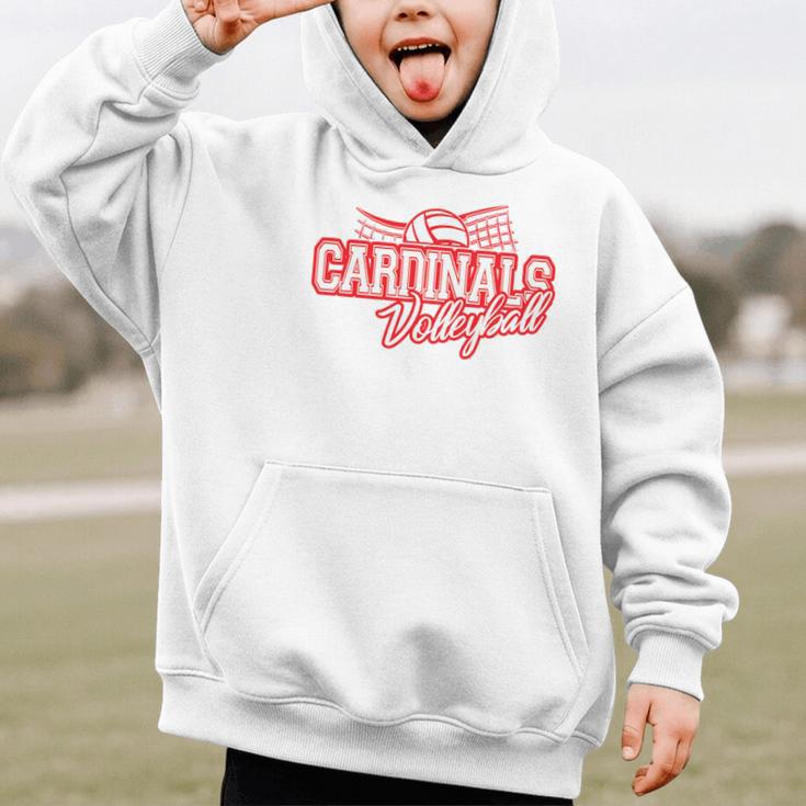 Cardinals Volleyball Back To School Spirit R Graphic Kid Hoodie Cardinals Volleyball Back To School Spirit R Graphic Kid Hoodie