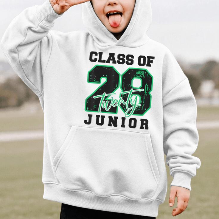Class Of 2028 Junior High School Back To School 11th Grade Graphic Kid Hoodie Class Of 2028 Junior High School Back To School 11th Grade Graphic Kid Hoodie