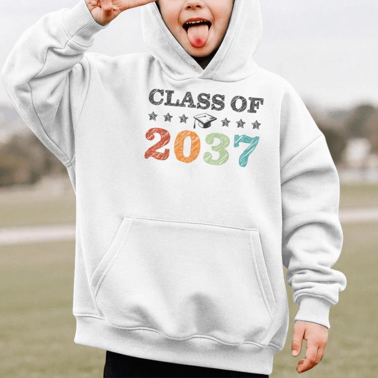 Class Of 2037 Grow With Me Back To School Graduation Graphic Kid Hoodie Class Of 2037 Grow With Me Back To School Graduation Graphic Kid Hoodie