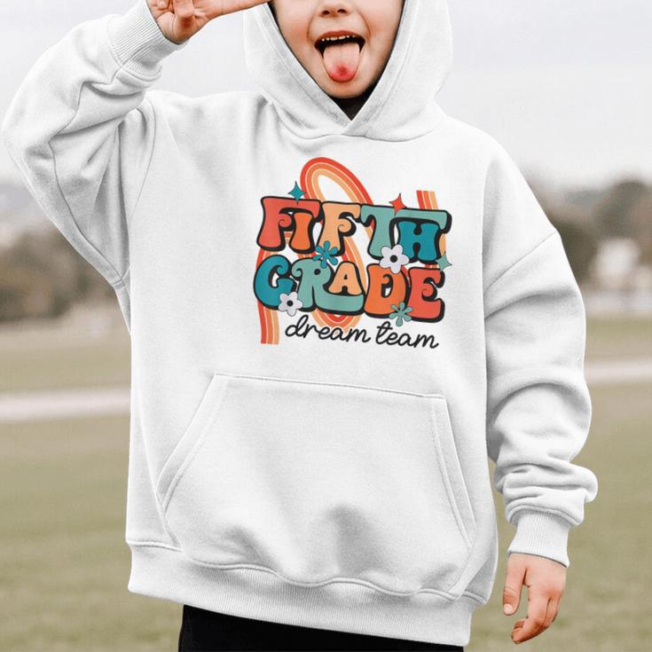 Fifth Grade Dream Team 1st Day Of 5th Grade Back To School Graphic Kid Hoodie Fifth Grade Dream Team 1st Day Of 5th Grade Back To School Graphic Kid Hoodie