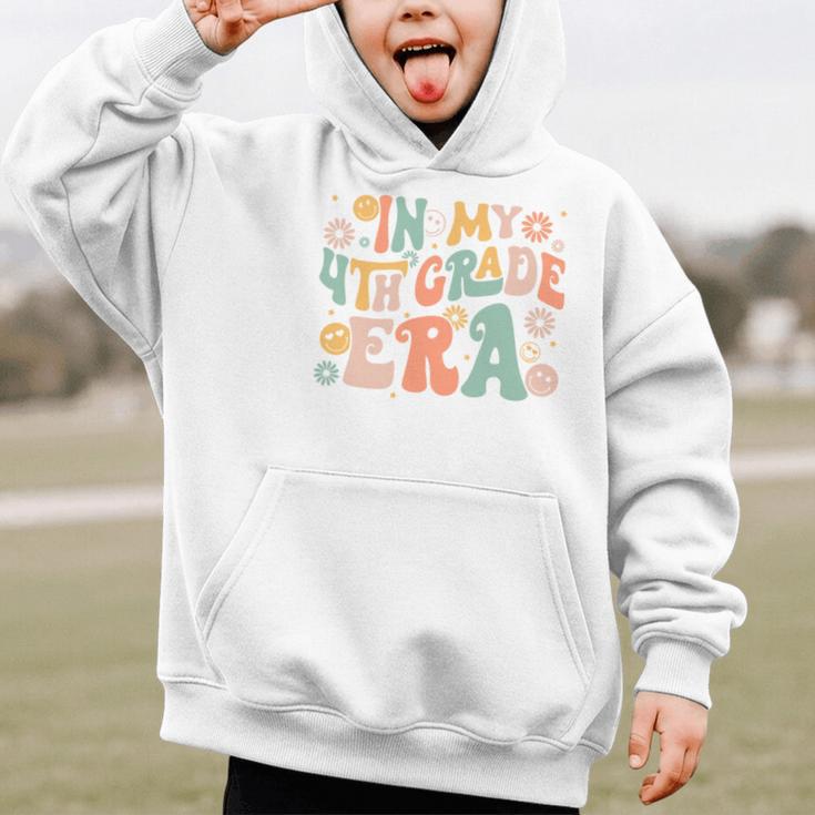 In My Fourth Grade Era Retro 4th Grade Back To School Graphic Kid Hoodie In My Fourth Grade Era Retro 4th Grade Back To School Graphic Kid Hoodie