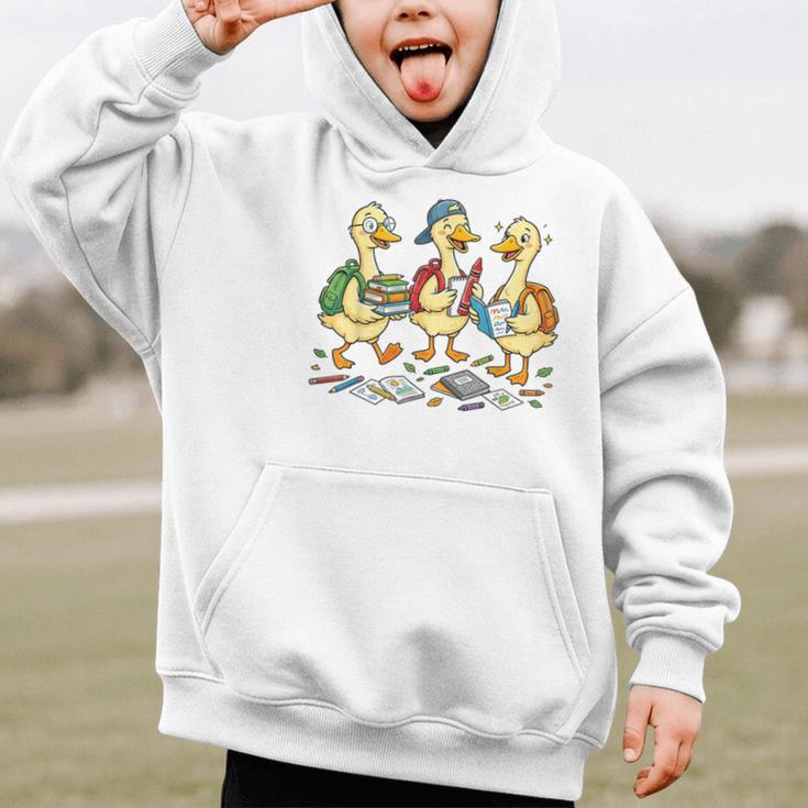 Kindergarten 1st Grade Goose Back To School Boys Graphic Kid Hoodie Kindergarten 1st Grade Goose Back To School Boys Graphic Kid Hoodie