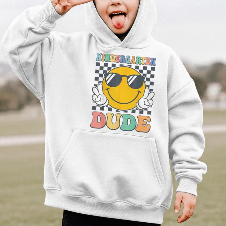 Kindergarten Dude First Day Of Kindergarten Back To School Graphic Kid Hoodie Kindergarten Dude First Day Of Kindergarten Back To School Graphic Kid Hoodie