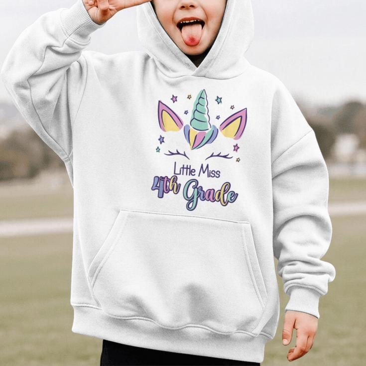 Little Miss Fourth Grade 2026 Back To School 4th Grade Girls Graphic Kid Hoodie Little Miss Fourth Grade 2026 Back To School 4th Grade Girls Graphic Kid Hoodie
