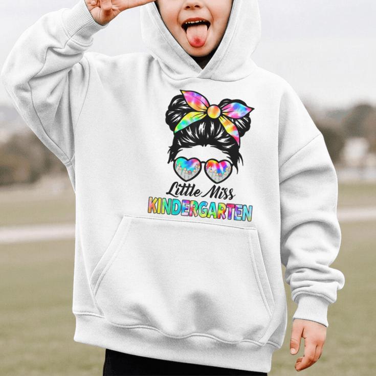 Little Miss KINDERGARTEN First Day Back To School Girls Kids Graphic Kid Hoodie