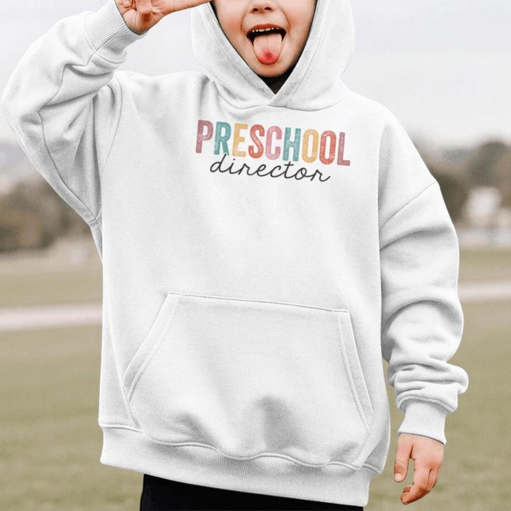 Preschool Director Back To School Daycare Director Graphic Kid Hoodie
