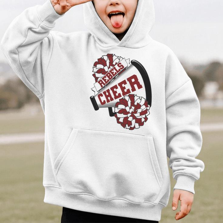 Rebels Cheer Back To School Cheerleading Spirit M Performance Graphic Kid Hoodie Rebels Cheer Back To School Cheerleading Spirit M Performance Graphic Kid Hoodie