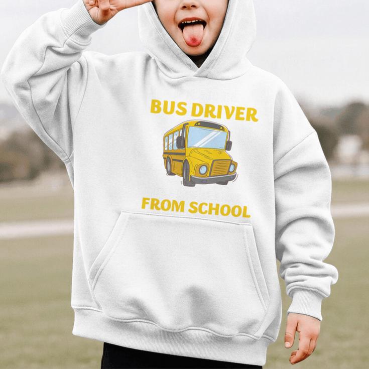 School Bus Driver Kindness Humor Back To School Quote Premium Tri-Blend Graphic Kid Hoodie