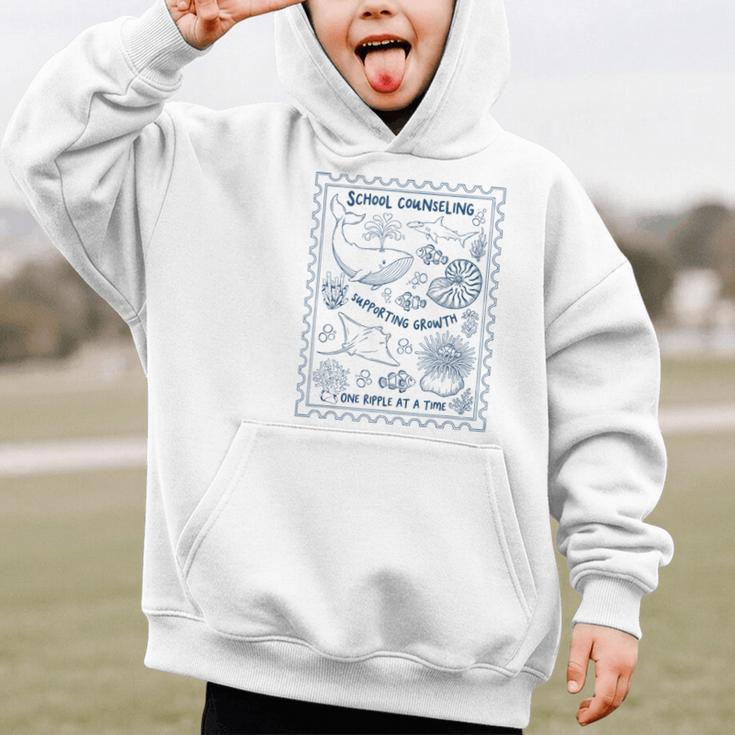 School Counselor Ocean Guidance Counselor Back To School Graphic Kid Hoodie School Counselor Ocean Guidance Counselor Back To School Graphic Kid Hoodie