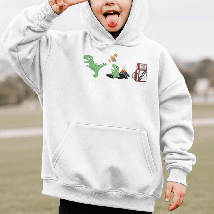 Solid Liquid Gas Dinosaur Back To School Premium Tri-Blend Graphic Kid Hoodie Solid Liquid Gas Dinosaur Back To School Premium Tri-Blend Graphic Kid Hoodie