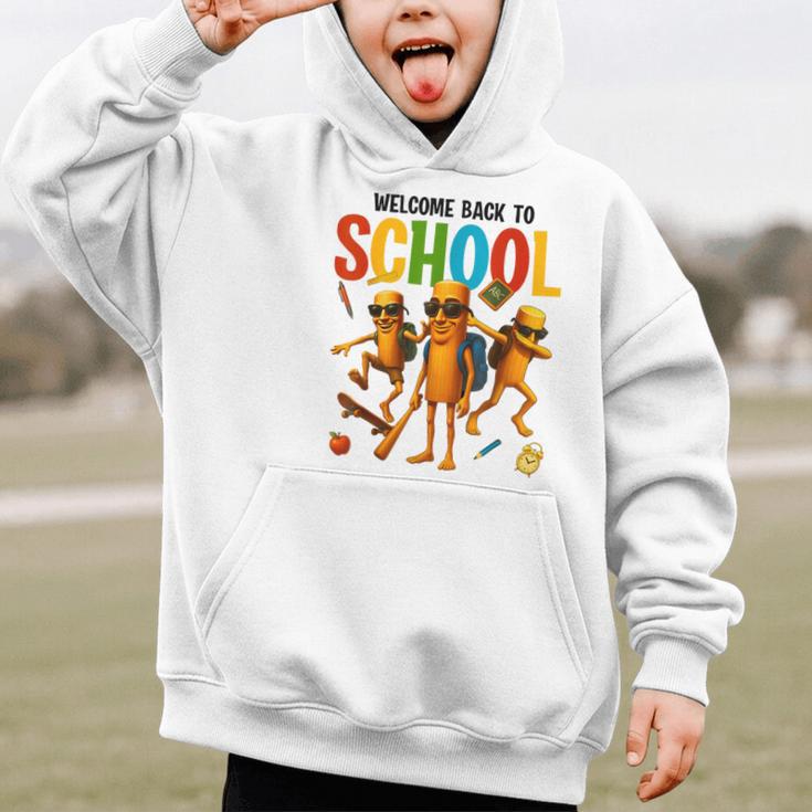 Tung Tung Sahur Back To School Brainrot Meme Boys Girls Kid Graphic Kid Hoodie