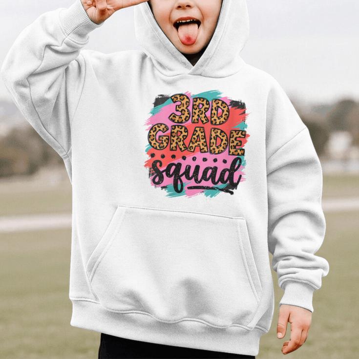 Women's Third 3rd Grade Squad Back To School Animal Print Girl Tee Graphic Kid Hoodie Women's Third 3rd Grade Squad Back To School Animal Print Girl Tee Graphic Kid Hoodie