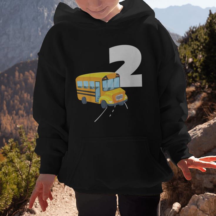 2nd Birthday School Bus Kids Back To School Themes Party Graphic Kid Hoodie 2nd Birthday School Bus Kids Back To School Themes Party Graphic Kid Hoodie