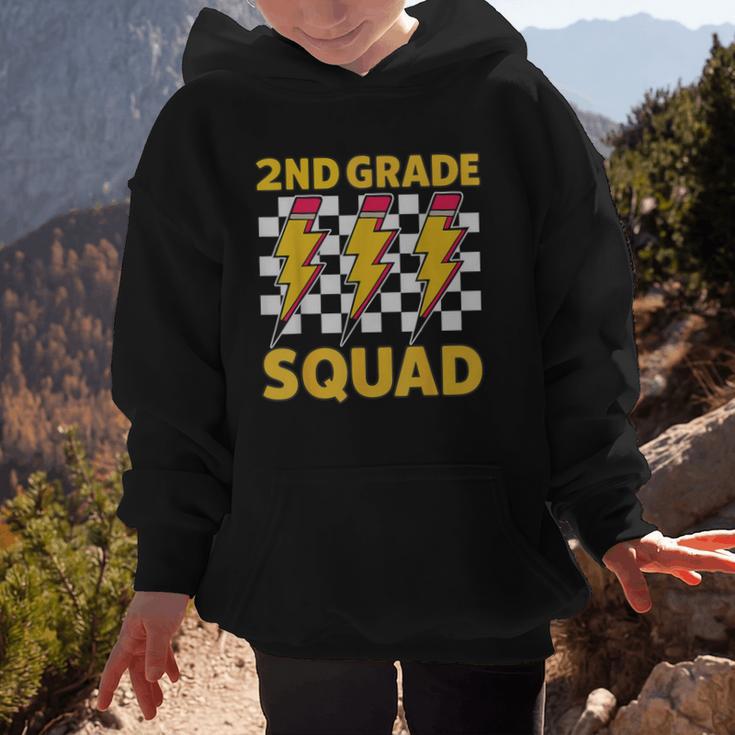 2nd Grade Lightning Bolt Second Grade Squad Back To School Graphic Kid Hoodie 2nd Grade Lightning Bolt Second Grade Squad Back To School Graphic Kid Hoodie