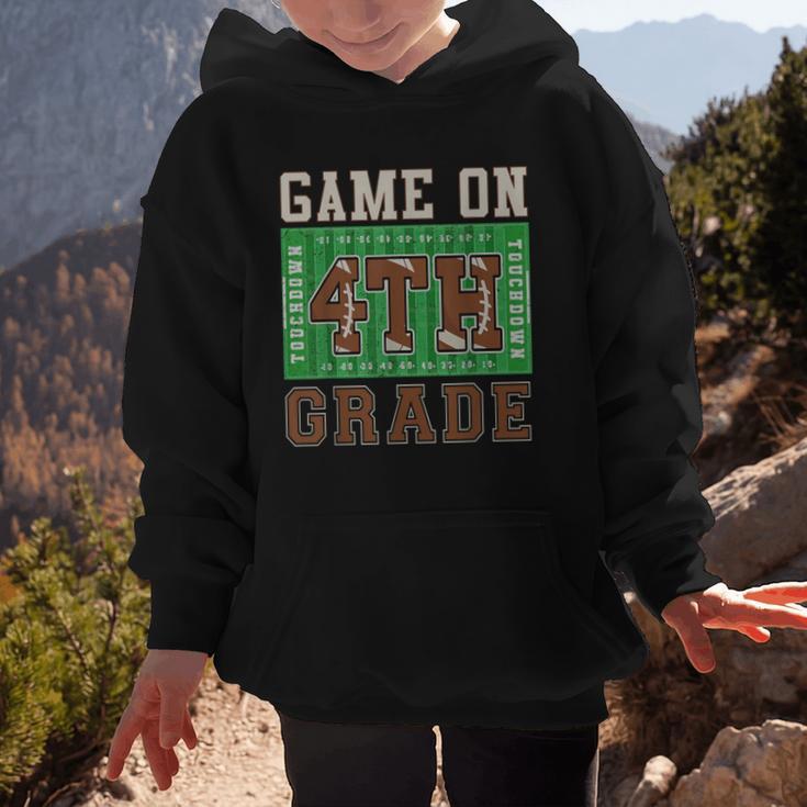 4th Grade Boys Kids Football Back To School Fourth Grade Graphic Kid Hoodie 4th Grade Boys Kids Football Back To School Fourth Grade Graphic Kid Hoodie