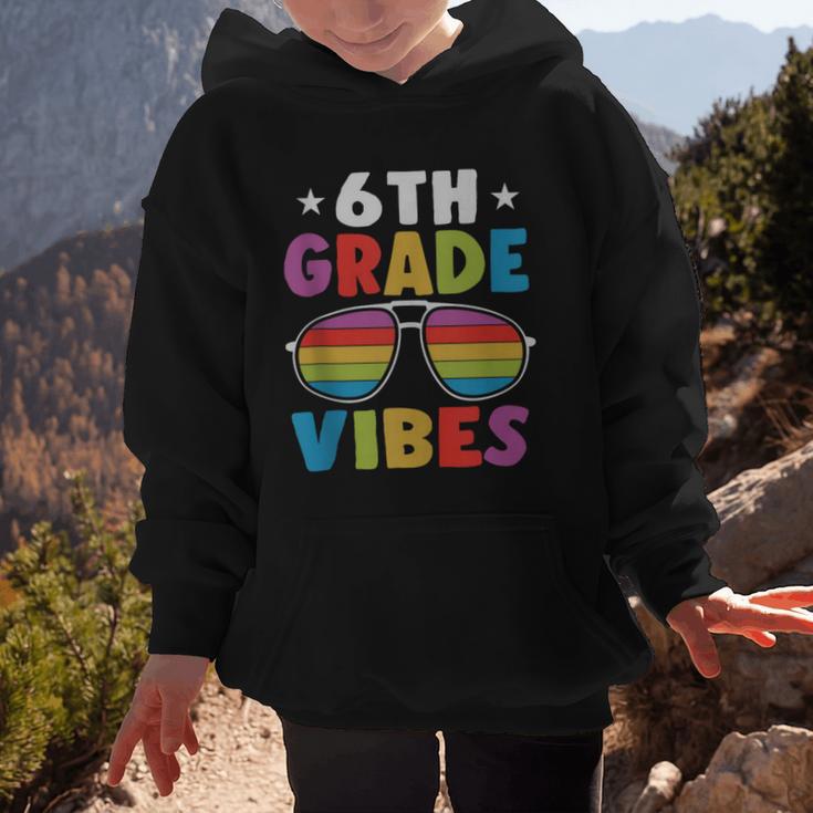 6th Grade Back To School Sunglasses Vibes Retro First Day Graphic Kid Hoodie 6th Grade Back To School Sunglasses Vibes Retro First Day Graphic Kid Hoodie