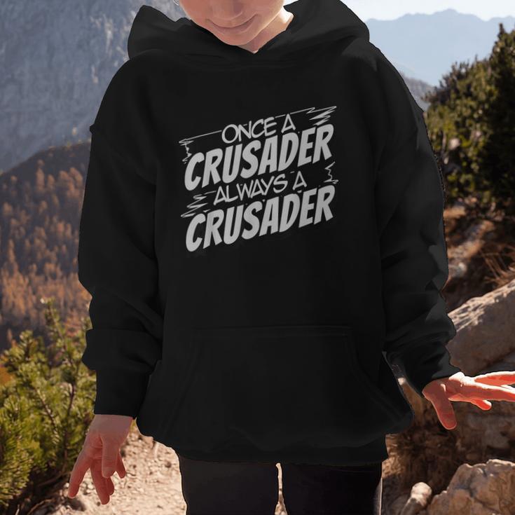 Always A Crusader Back To School Spirit Graphic Kid Hoodie