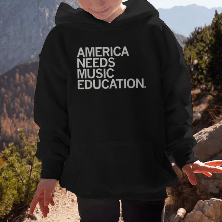 America Needs Music Education Advocacy Back To School Graphic Kid Hoodie America Needs Music Education Advocacy Back To School Graphic Kid Hoodie