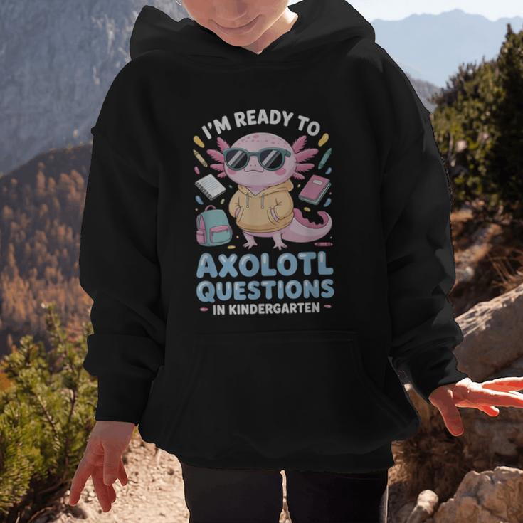 Axolotl Questions Kindergarten Back To School Graphic Kid Hoodie