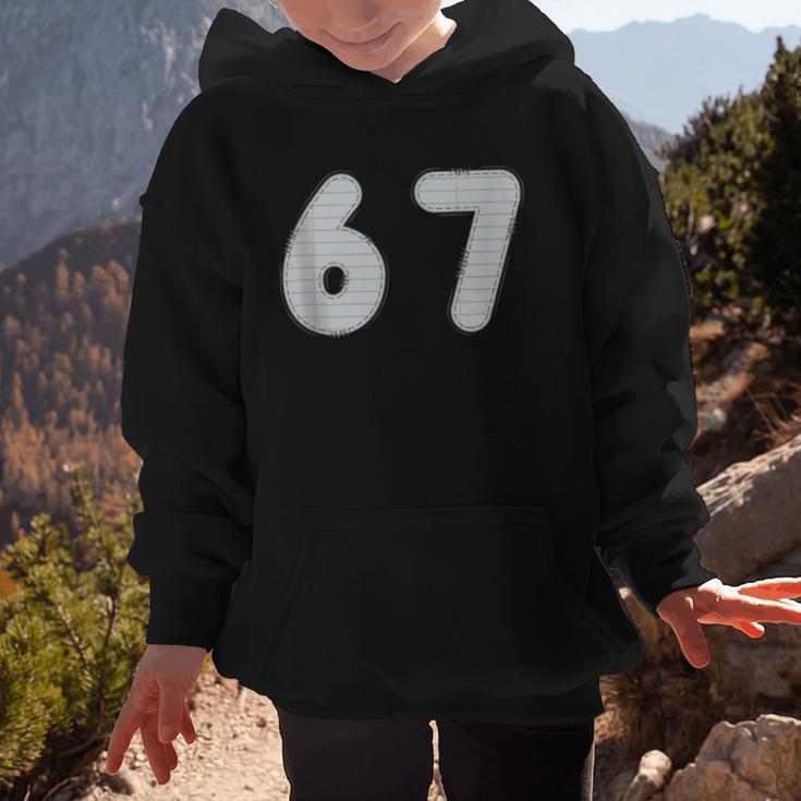 Back To School 67 Notebook Number For Class Year Graphic Kid Hoodie Back To School 67 Notebook Number For Class Year Graphic Kid Hoodie