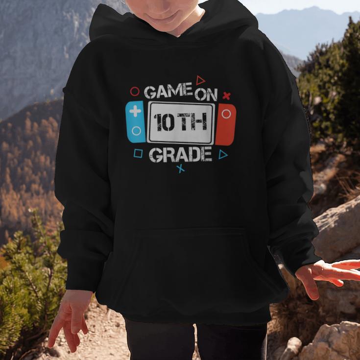 Back To School Game On 10th Grade Gamer Kids Boys Girl Graphic Kid Hoodie Back To School Game On 10th Grade Gamer Kids Boys Girl Graphic Kid Hoodie