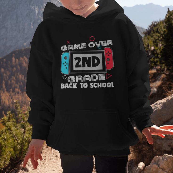 Back To School Game Over 2nd Grade Gamer Kids Boys Graphic Kid Hoodie Back To School Game Over 2nd Grade Gamer Kids Boys Graphic Kid Hoodie