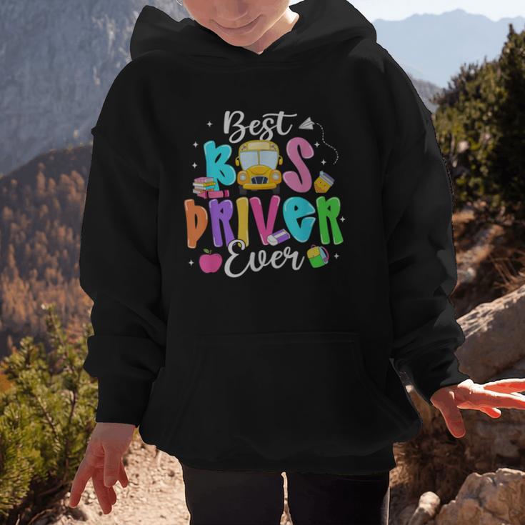 Best Bus Driver Ever Back To School Graphic Kid Hoodie Best Bus Driver Ever Back To School Graphic Kid Hoodie