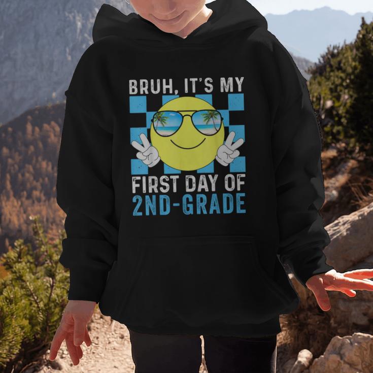 Bruh It's My First Day Of 2nd-Grade Back To School Kids Boys Graphic Kid Hoodie Bruh It's My First Day Of 2nd-Grade Back To School Kids Boys Graphic Kid Hoodie
