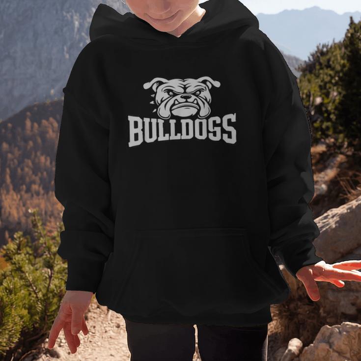 Bulldogs Mascot Back To School Team Spirit Graphic Kid Hoodie