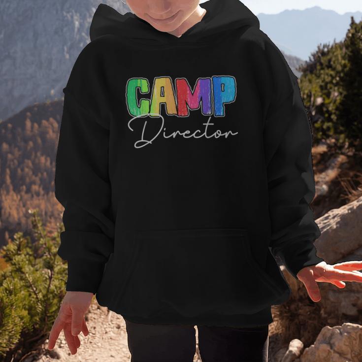 Camp Director Counselor Camper Camping Back To School Graphic Kid Hoodie Camp Director Counselor Camper Camping Back To School Graphic Kid Hoodie