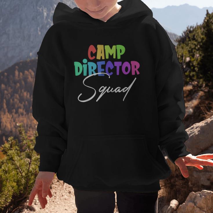 Camp Director Squad Counselor Camper Camping Back To School Graphic Kid Hoodie Camp Director Squad Counselor Camper Camping Back To School Graphic Kid Hoodie