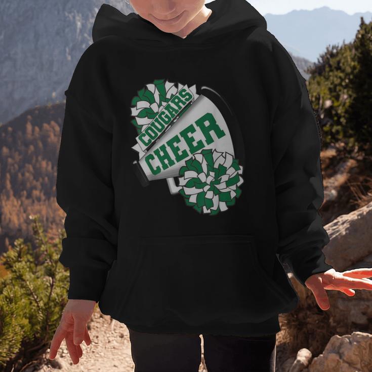 Cougars Cheer Back To School Cheerleading Spirit G Graphic Kid Hoodie
