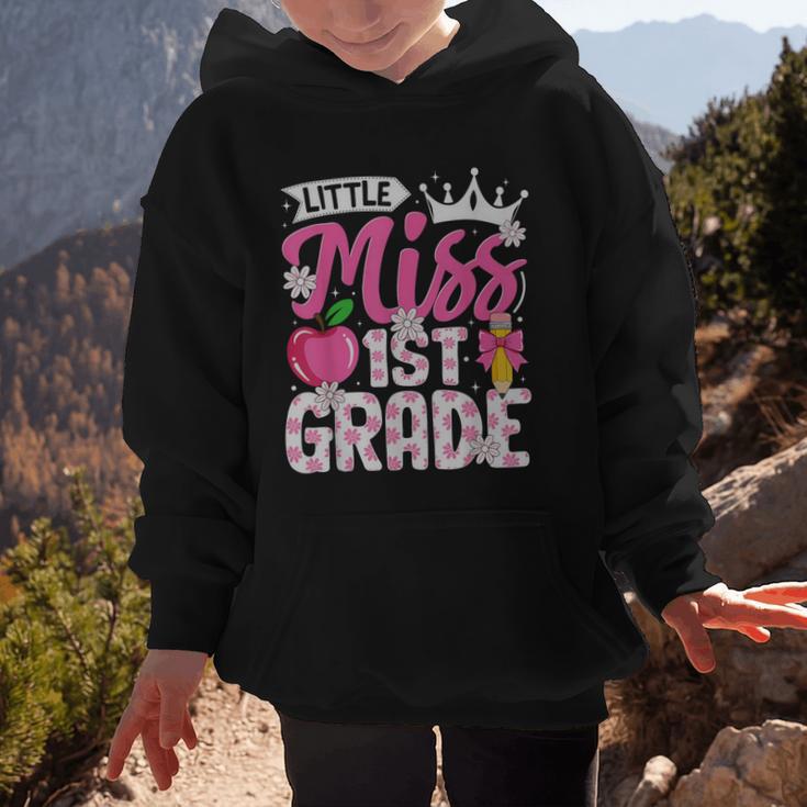 Cute Back To School 1st Grade Girls Kids First Day Of School Graphic Kid Hoodie Cute Back To School 1st Grade Girls Kids First Day Of School Graphic Kid Hoodie
