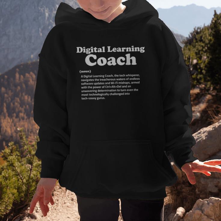 Digital Learning Coach Definition Sarcastic Back To School Graphic Kid Hoodie Digital Learning Coach Definition Sarcastic Back To School Graphic Kid Hoodie