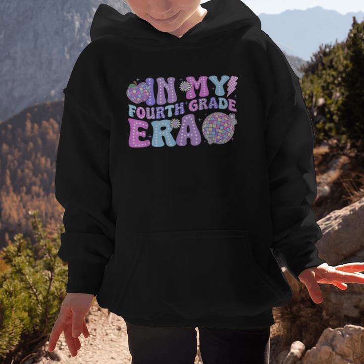 In My Fourth Grade Era Retro Back To School Disco Ball Graphic Kid Hoodie