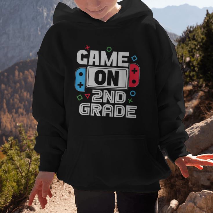 Gamer Back To School Game 2nd Grade Kids Boys Graphic Kid Hoodie