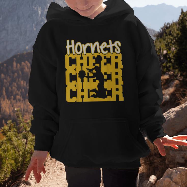 Hornets Cheer Back To School Cheerleading Spirit GY Graphic Kid Hoodie Hornets Cheer Back To School Cheerleading Spirit GY Graphic Kid Hoodie