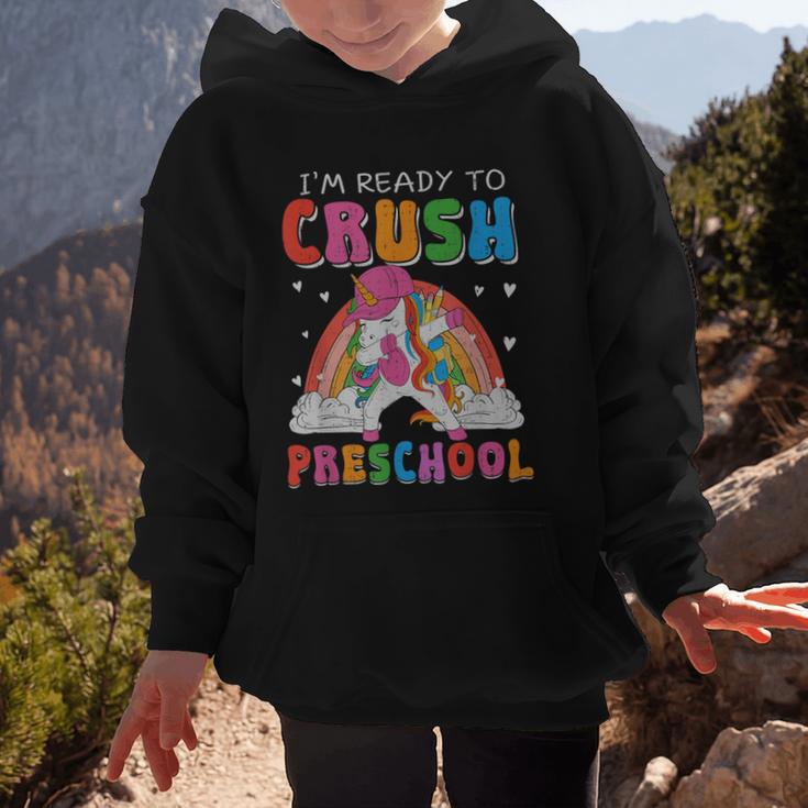 I'm Ready To Crush Preschool Unicorn Back To School Girl Kid Graphic Kid Hoodie I'm Ready To Crush Preschool Unicorn Back To School Girl Kid Graphic Kid Hoodie