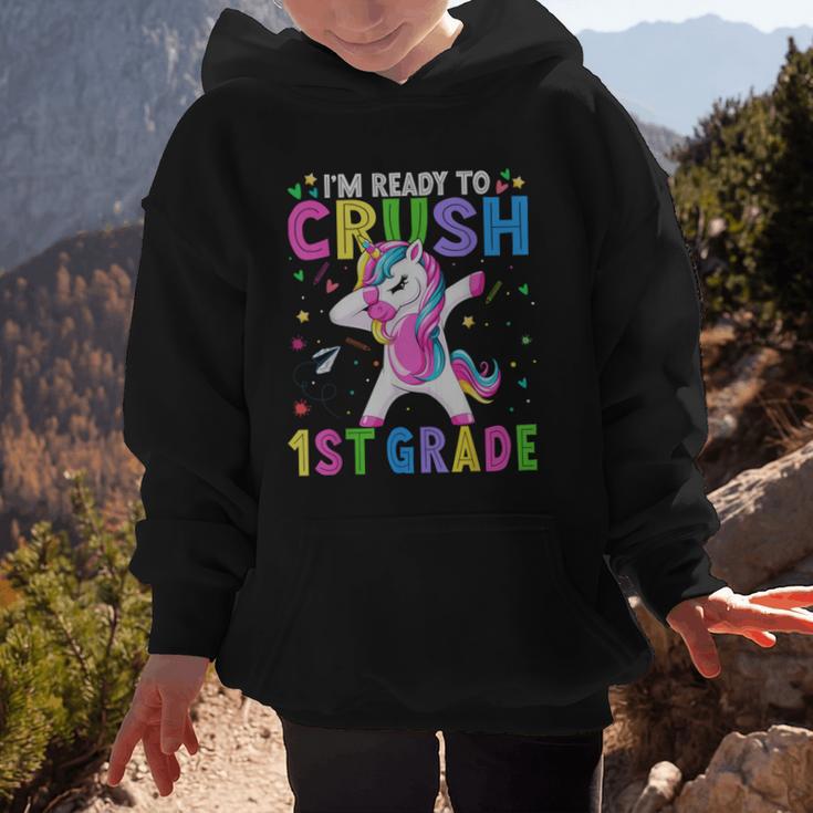 I'm Ready For First Grade Back To School 1st Grade Girls Graphic Kid Hoodie I'm Ready For First Grade Back To School 1st Grade Girls Graphic Kid Hoodie