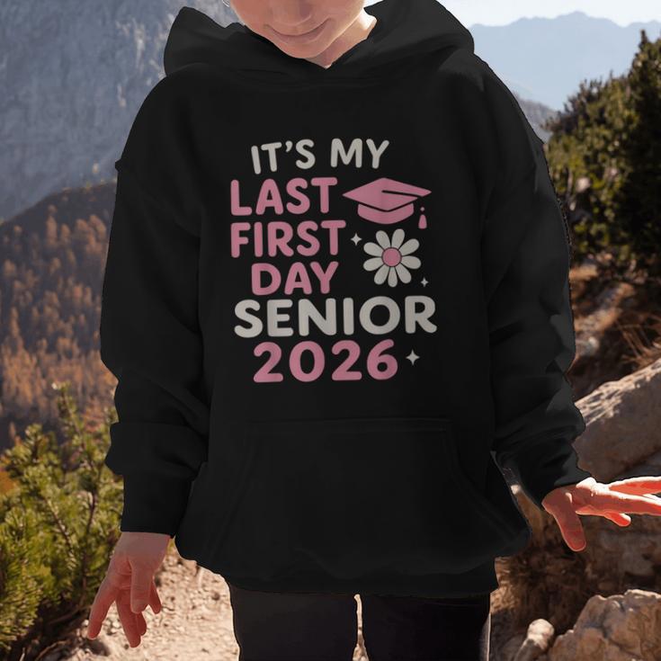 It’s My Last First Day Senior 2026 Back To School Class 2026 Graphic Kid Hoodie It’s My Last First Day Senior 2026 Back To School Class 2026 Graphic Kid Hoodie