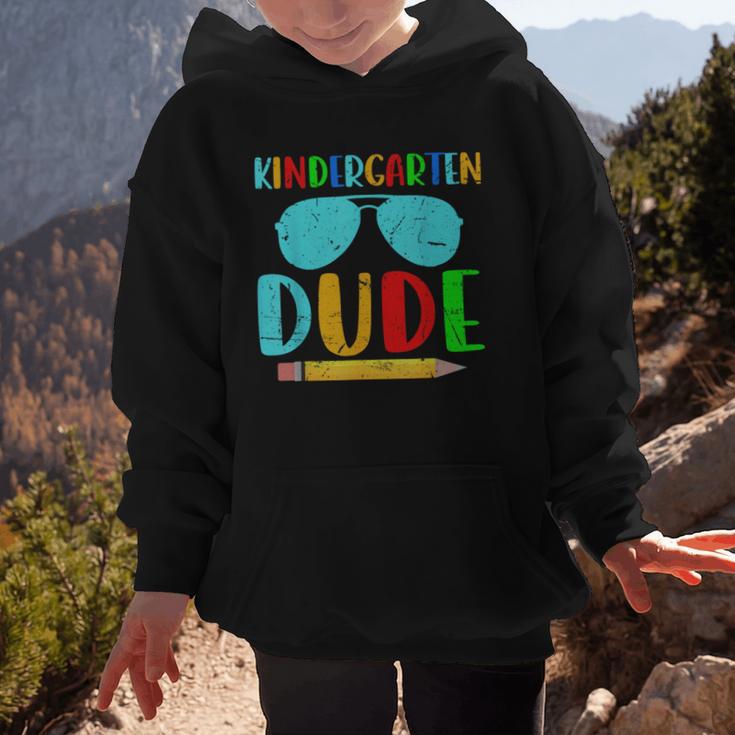 Kindergarten Dude First Day Back To School Kids Boys Graphic Kid Hoodie Kindergarten Dude First Day Back To School Kids Boys Graphic Kid Hoodie
