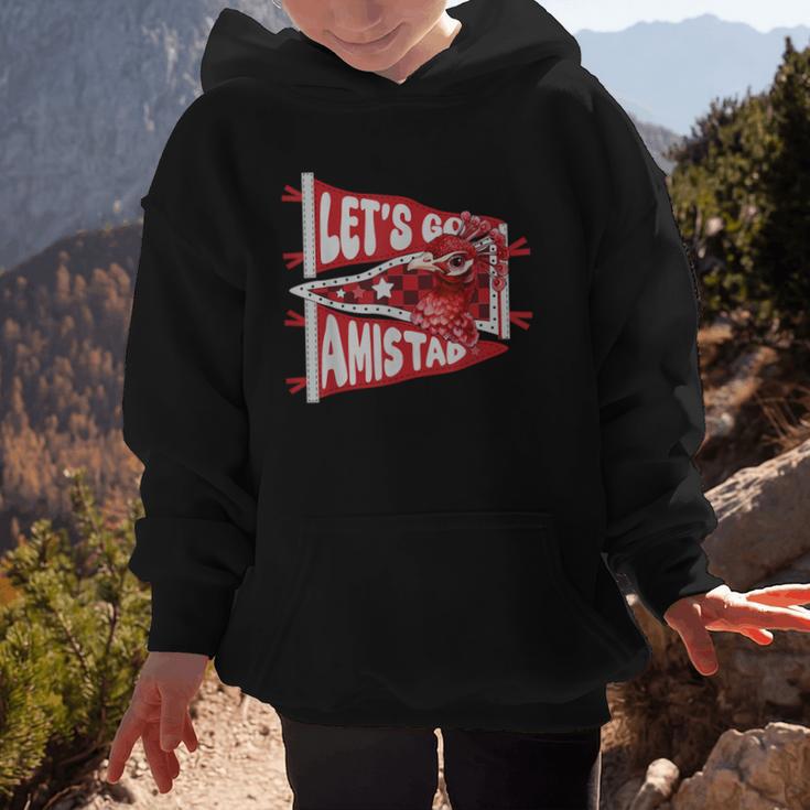 Let's Go Amistad Friendship Back To School Spirit Graphic Kid Hoodie Let's Go Amistad Friendship Back To School Spirit Graphic Kid Hoodie