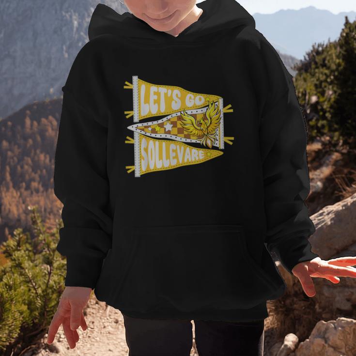Let's Go Sollevare Uplift Back To School Spirit Graphic Kid Hoodie