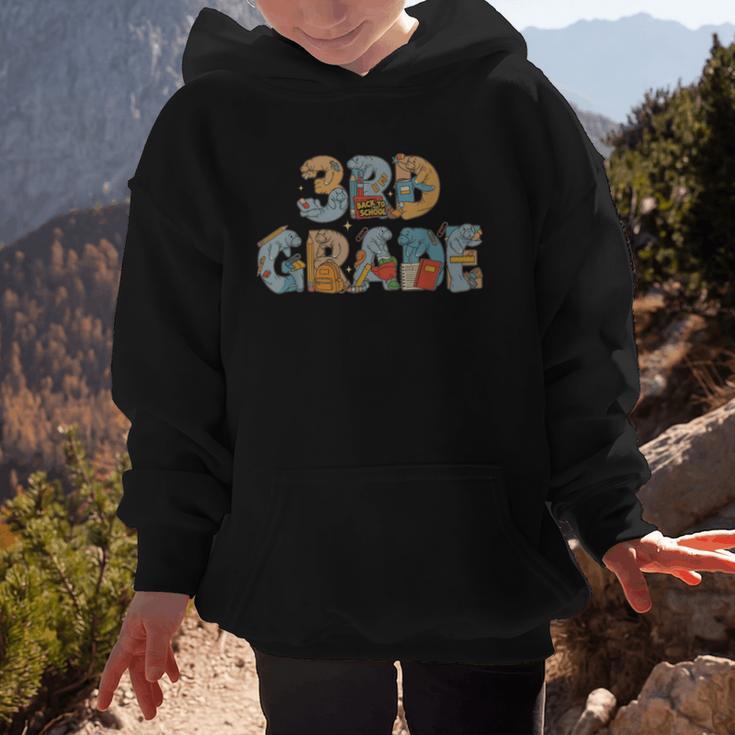 Manatee Third Grade Back To School Kids Boys Girls Graphic Kid Hoodie Manatee Third Grade Back To School Kids Boys Girls Graphic Kid Hoodie
