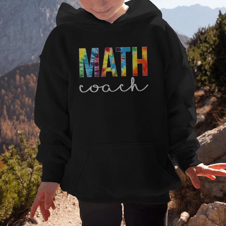 Math Coach For Work Tie Dye Back To School Appreciation Day Graphic Kid Hoodie Math Coach For Work Tie Dye Back To School Appreciation Day Graphic Kid Hoodie
