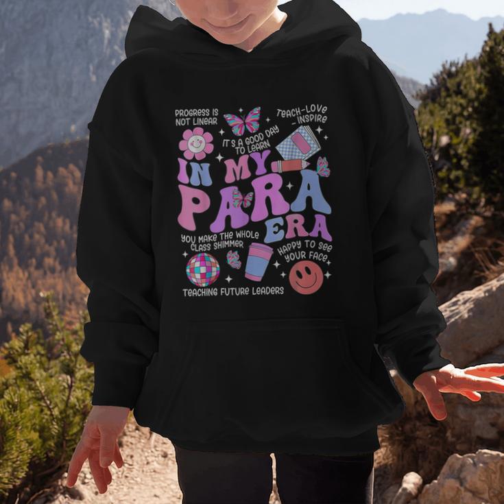 In My Para Era Paraprofessional Paraeducator Back To School Graphic Kid Hoodie In My Para Era Paraprofessional Paraeducator Back To School Graphic Kid Hoodie