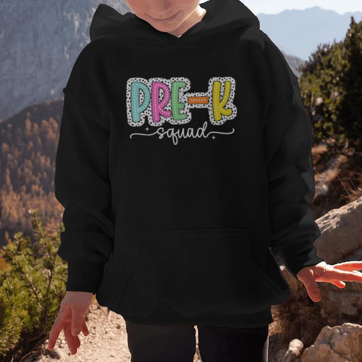 Pre-k Squad Back To School Dalmatian Dots Graphic Kid Hoodie Pre-k Squad Back To School Dalmatian Dots Graphic Kid Hoodie