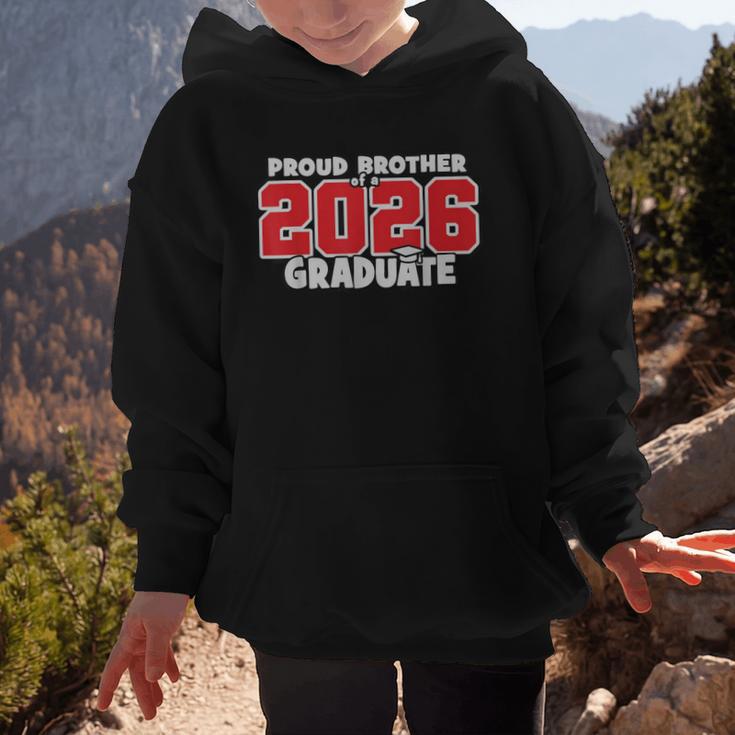 Proud Brother Of 2026 Graduate Matching Back To School R Graphic Kid Hoodie Proud Brother Of 2026 Graduate Matching Back To School R Graphic Kid Hoodie