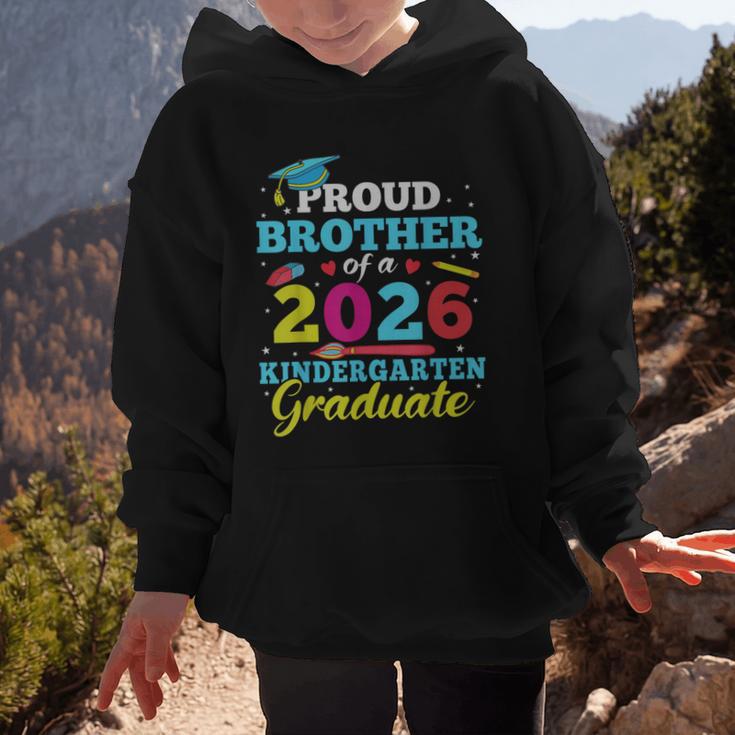 Proud Brother Of 2026 Kindergarten Graduate Back To School Graphic Kid Hoodie Proud Brother Of 2026 Kindergarten Graduate Back To School Graphic Kid Hoodie